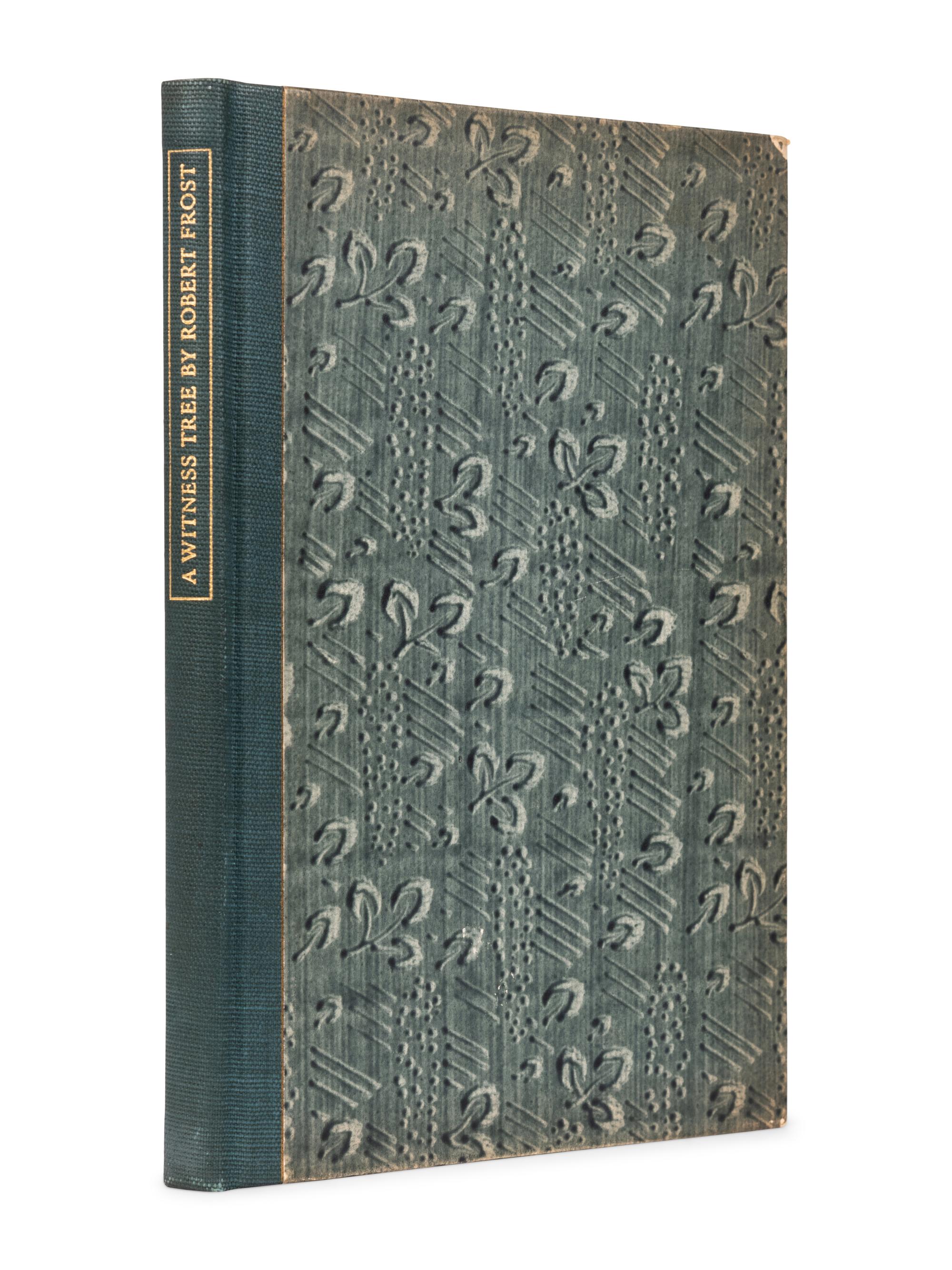 [KAUFMAN, Enit Zerner (1897-1961), her copies]. FROST, Robert (1874-1963). A Witness Tree. KAUFMAN, Enit Zerner (1897-1961), illustrator. New York: Henry Holt & Company, 1942.