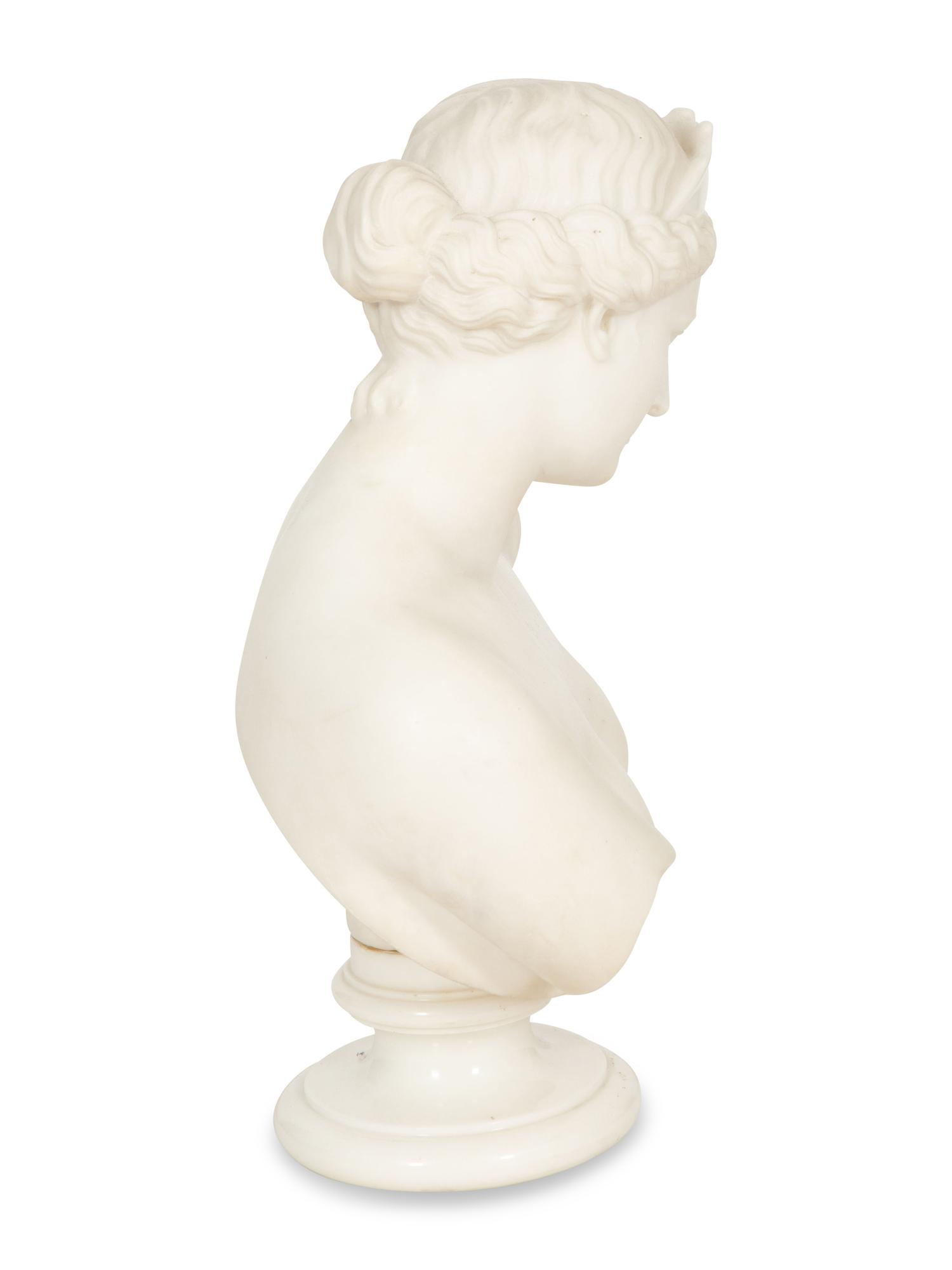 A Marble Bust of Venus of Capua