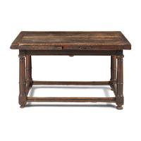 An English Oak Extension Refectory Table