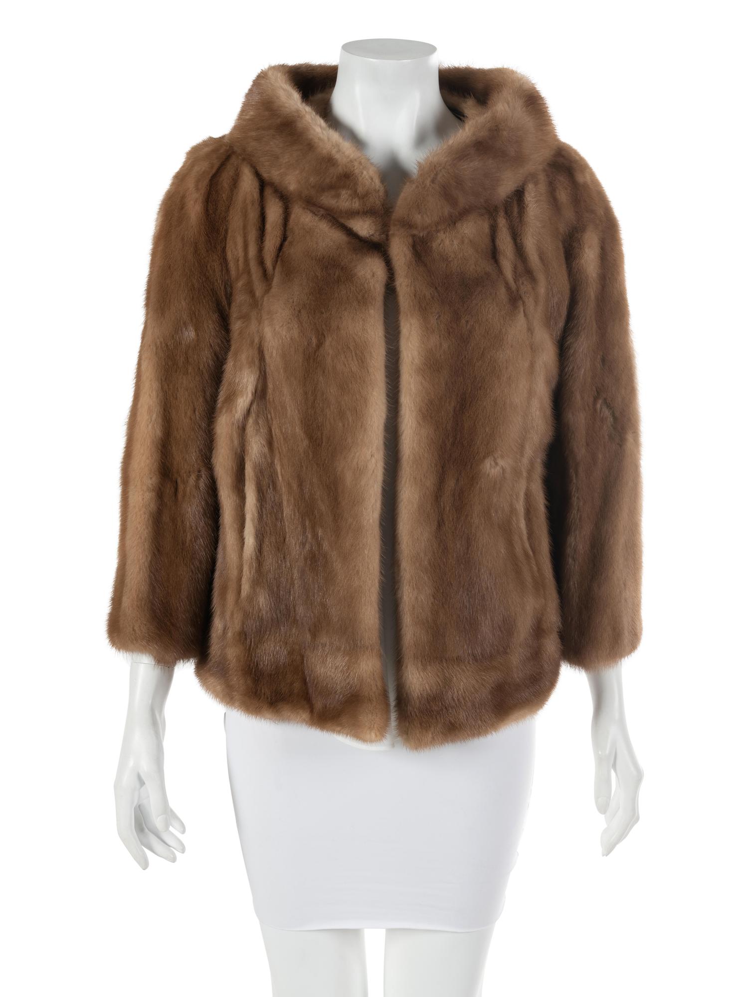 Emba Natural Brown Mink Coat, 1960-80s