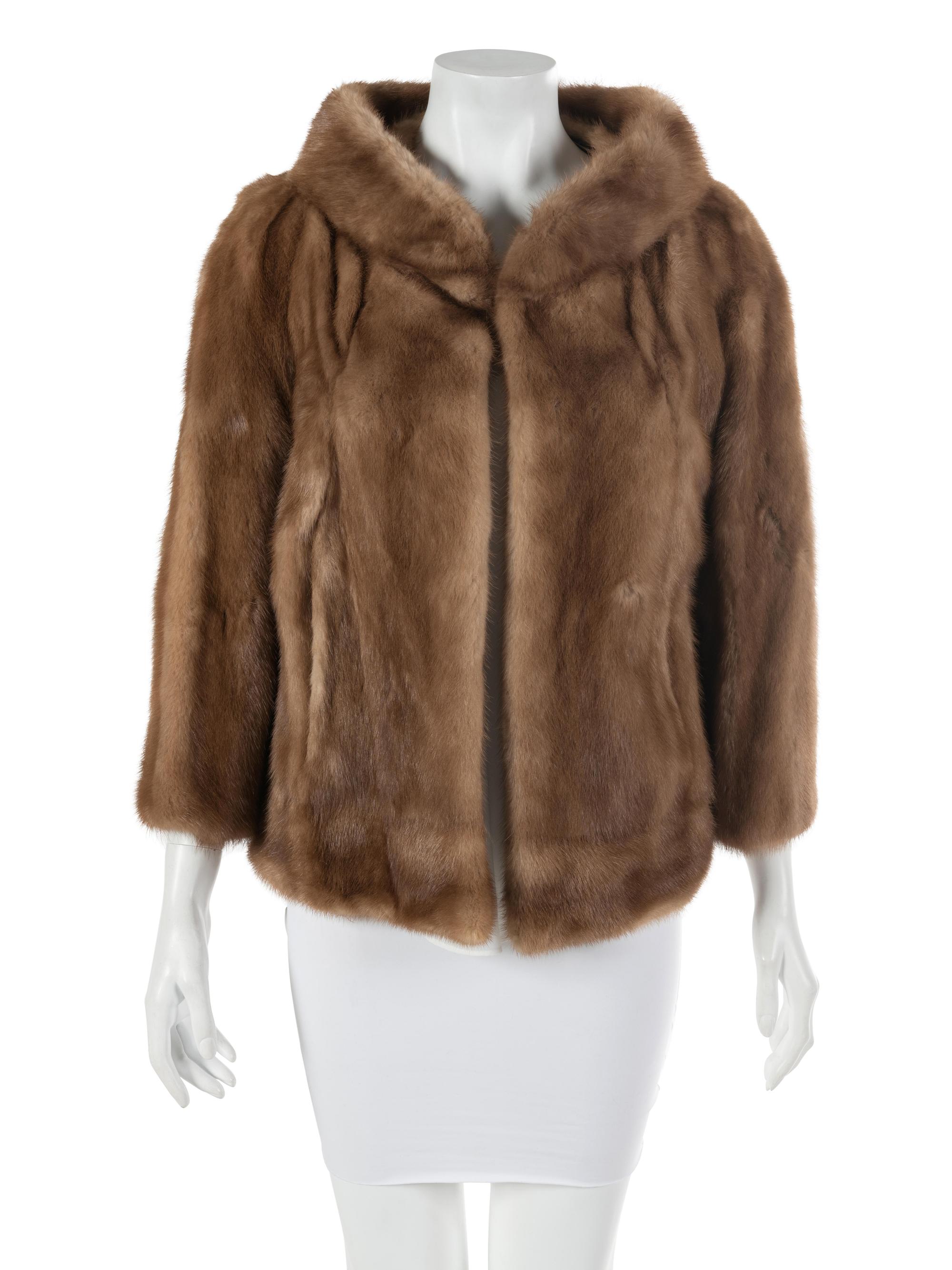Emba Natural Brown Mink Coat, 1960-80s