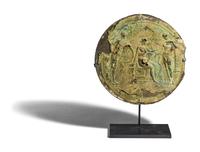 A Roman Bronze Mirror Depicting the Judgement of Paris