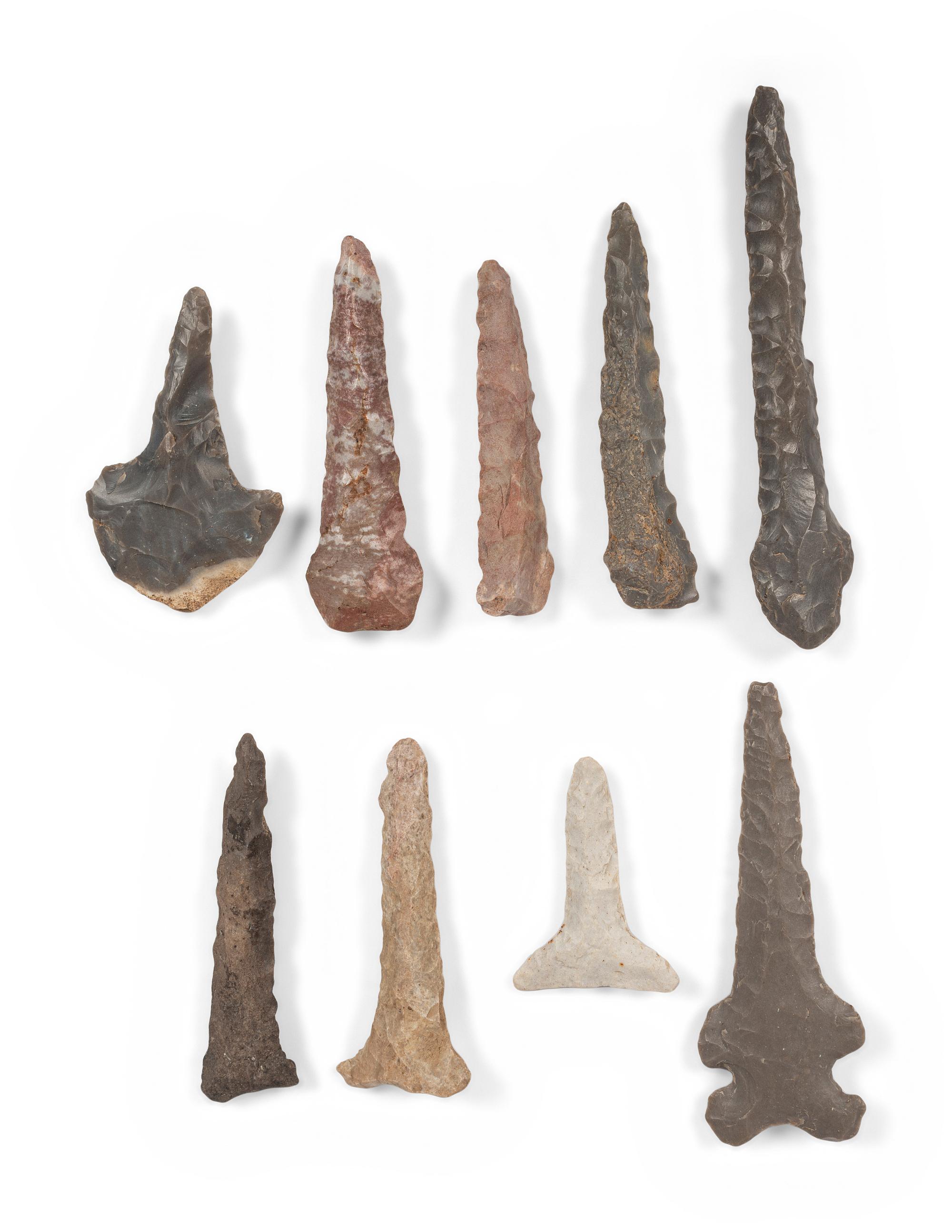 A Group of Flint Drills