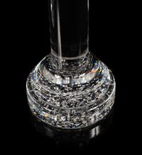 A Pair of Steuben Glass Candlesticks