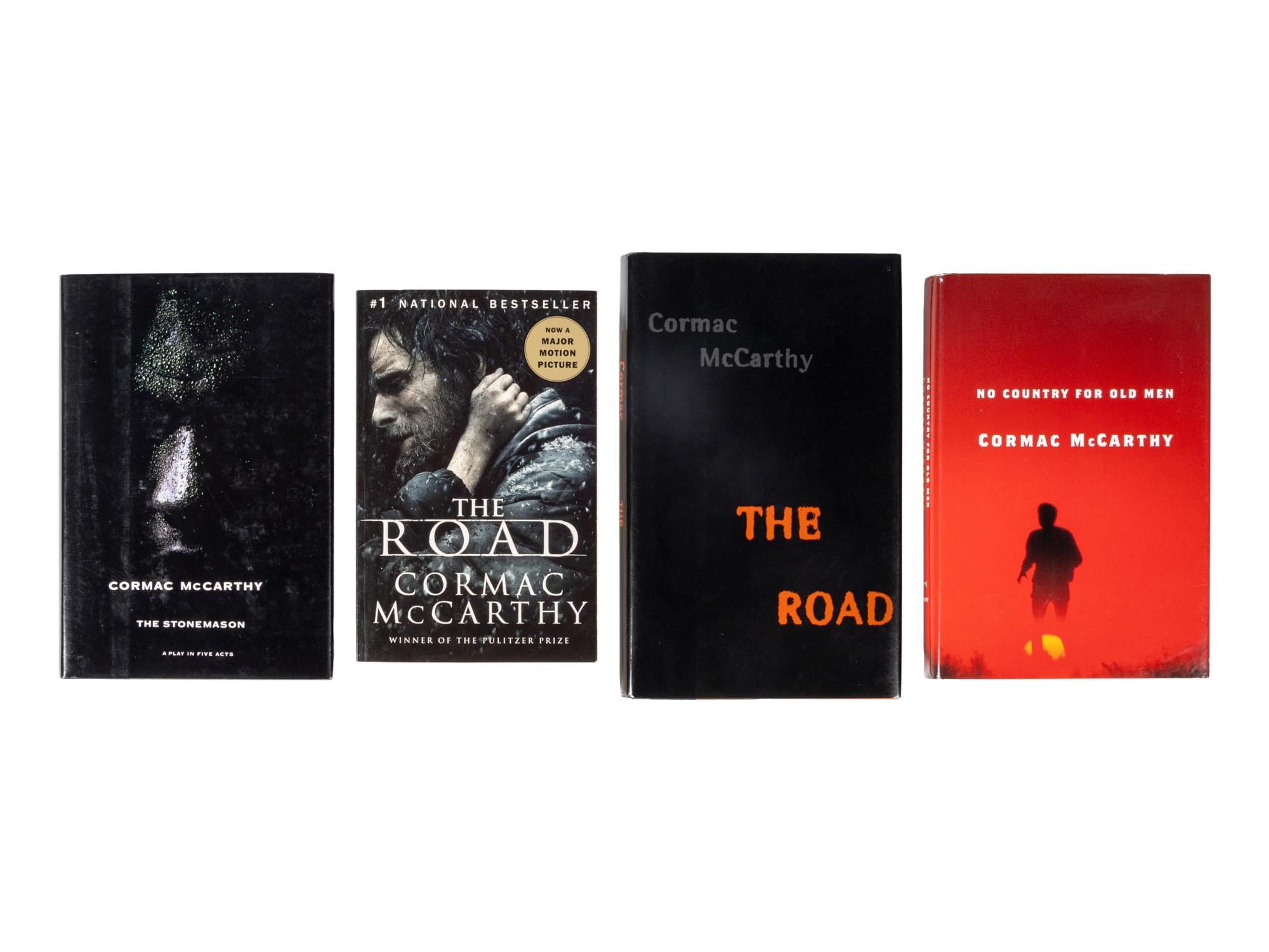 McCARTHY, Cormac (1933-2023). A group of 4 FIRST EDITIONS, comprising: