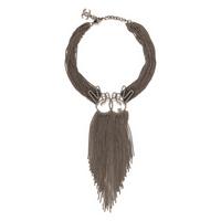 CHANEL, PEACE SIGN CHAIN FRINGE NECKLACE, 2016