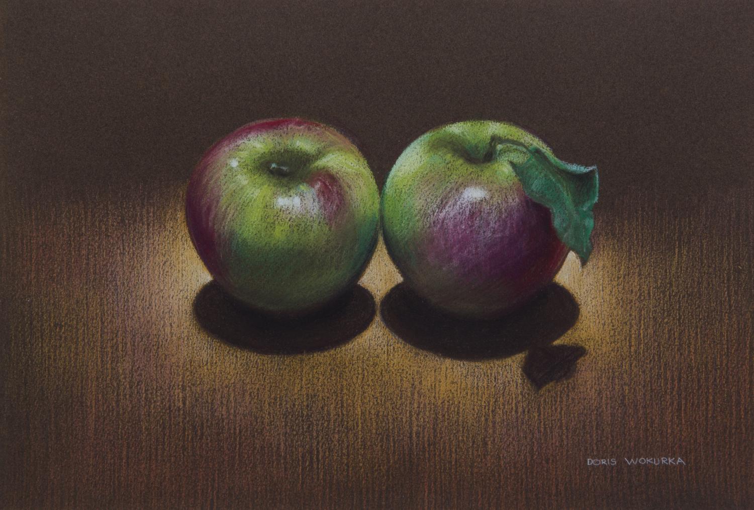 Doris Wokurka, (Wisconsin, 1929-1986), Two Apples