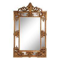 A Pair of Large Régence Style Giltwood Mirrors