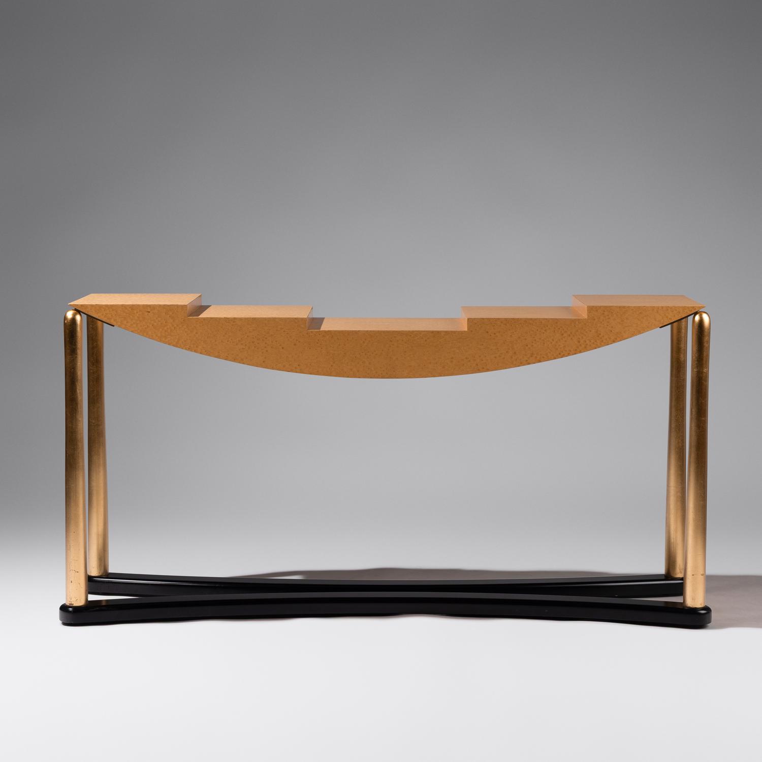 Schwarzenberg console table for Memphis Milano , 1981