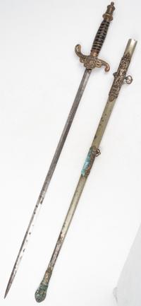 A German Dress Sword Length 37 inches. — 19TH/20TH CENTURY