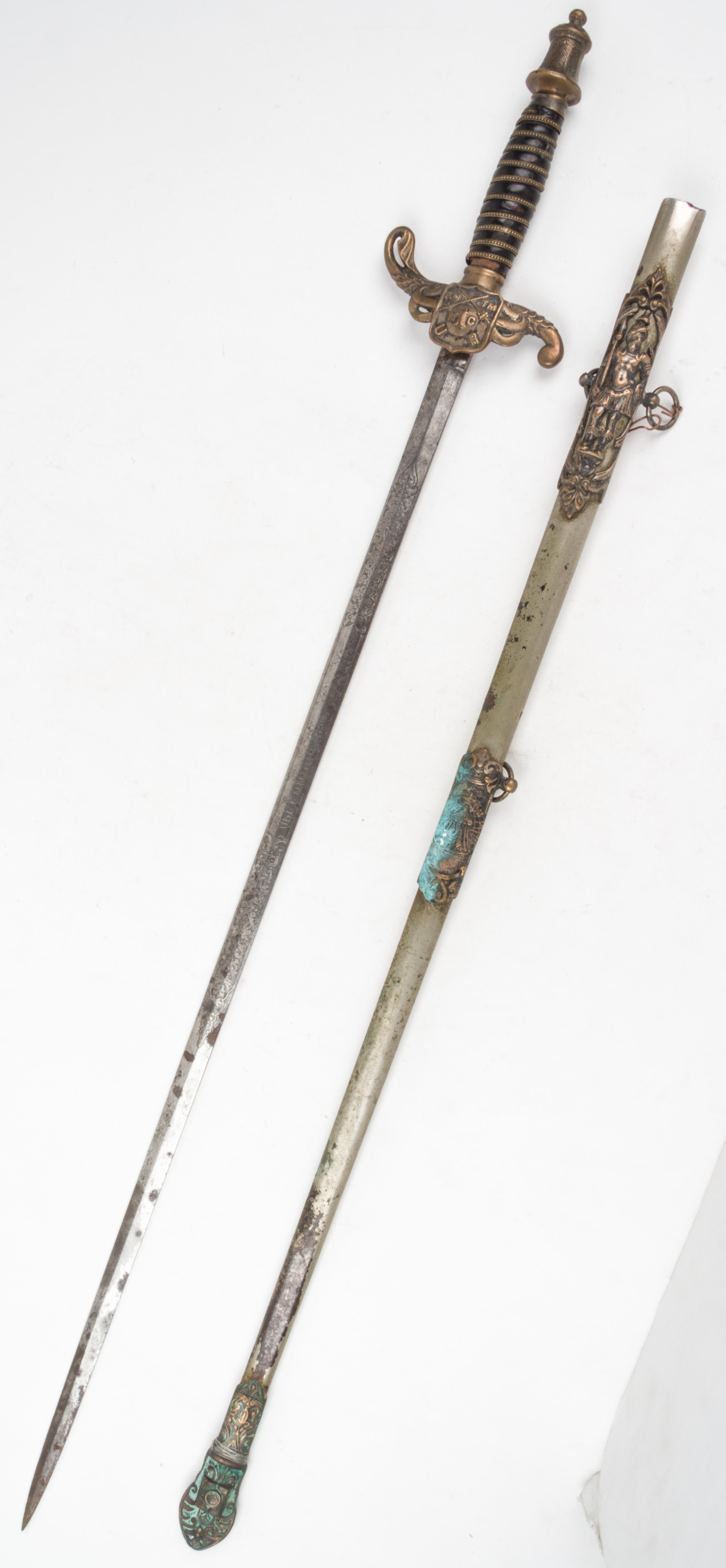 A German Dress Sword Length 37 inches. — 19TH/20TH CENTURY