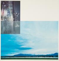 Double Motorcyclists and Landscape (Icelandic) (from the Overlap Series )