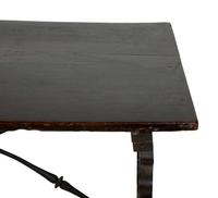 A Spanish Baroque Walnut Trestle Table — EARLY 17TH CENTURY