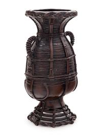 A Japanese Metal Vase
