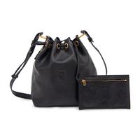 Fendi, Textured Leather Drawstring Bag