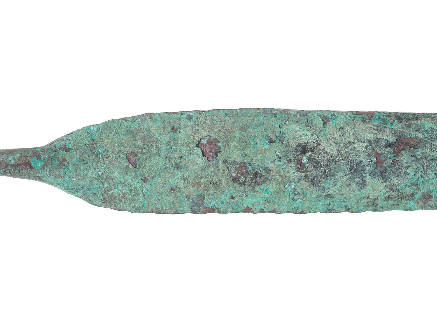 Large African Copper Spear Point