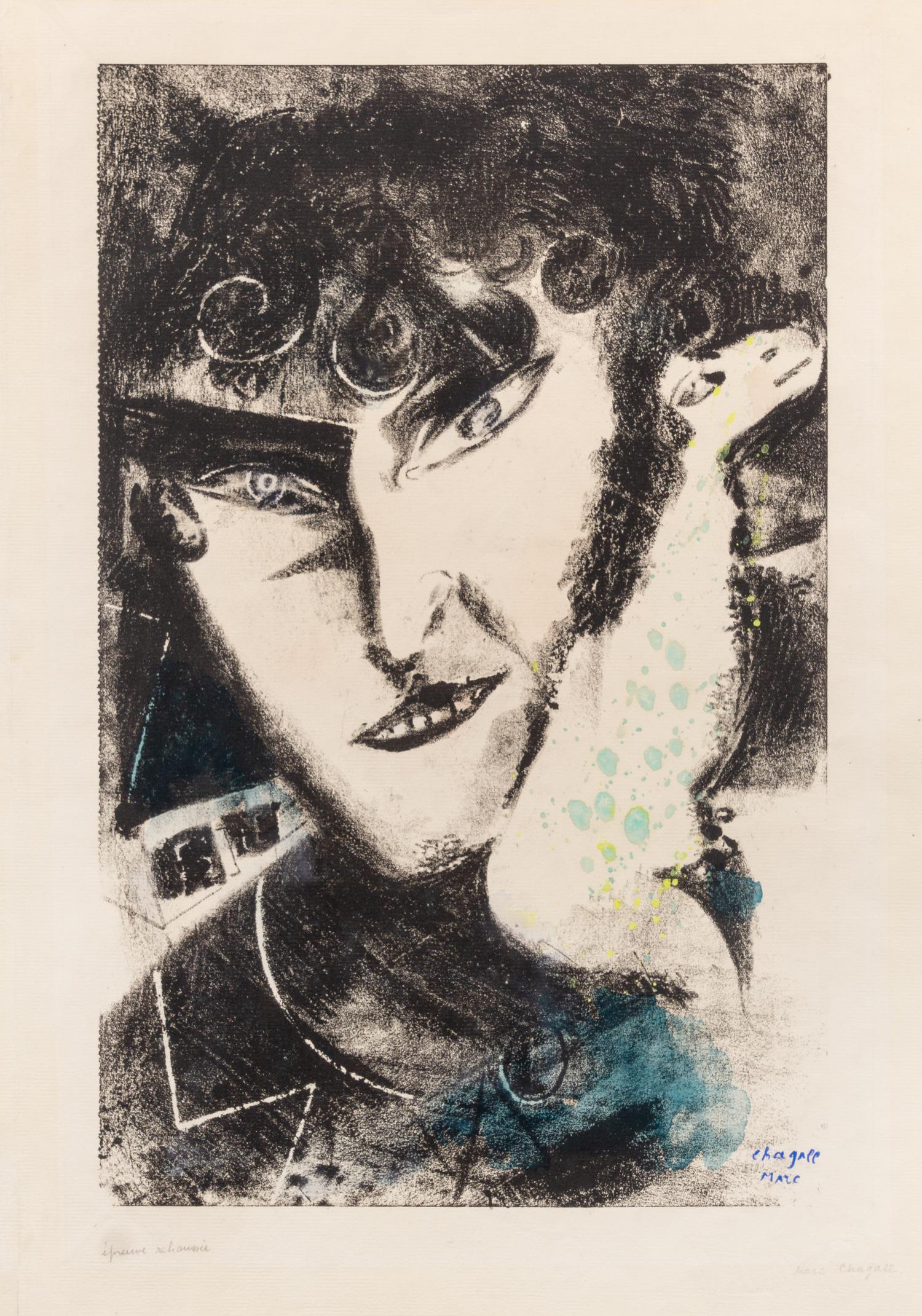 Auto-portrait avec chèvre , 1922-23