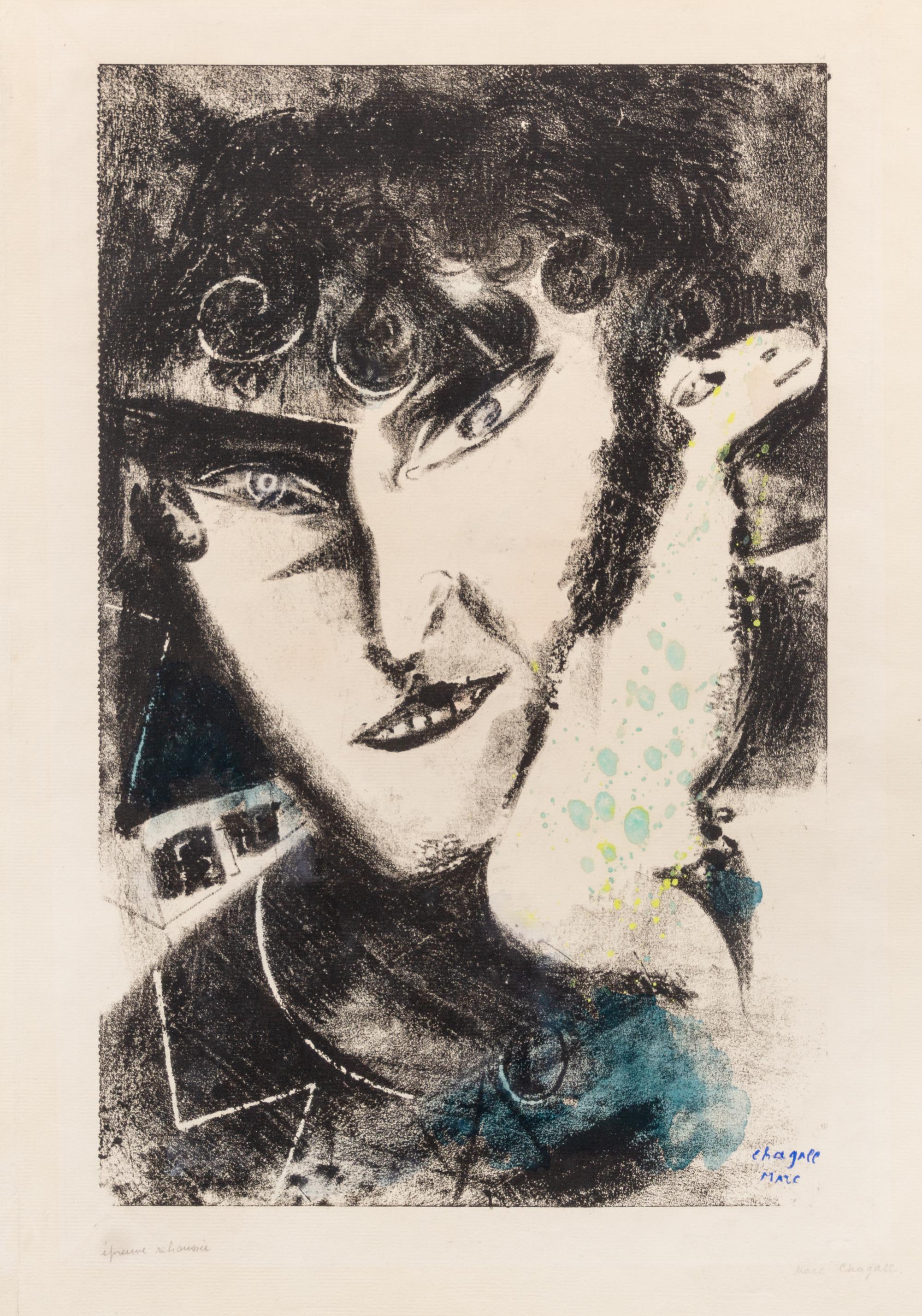 Auto-portrait avec chèvre , 1922-23
