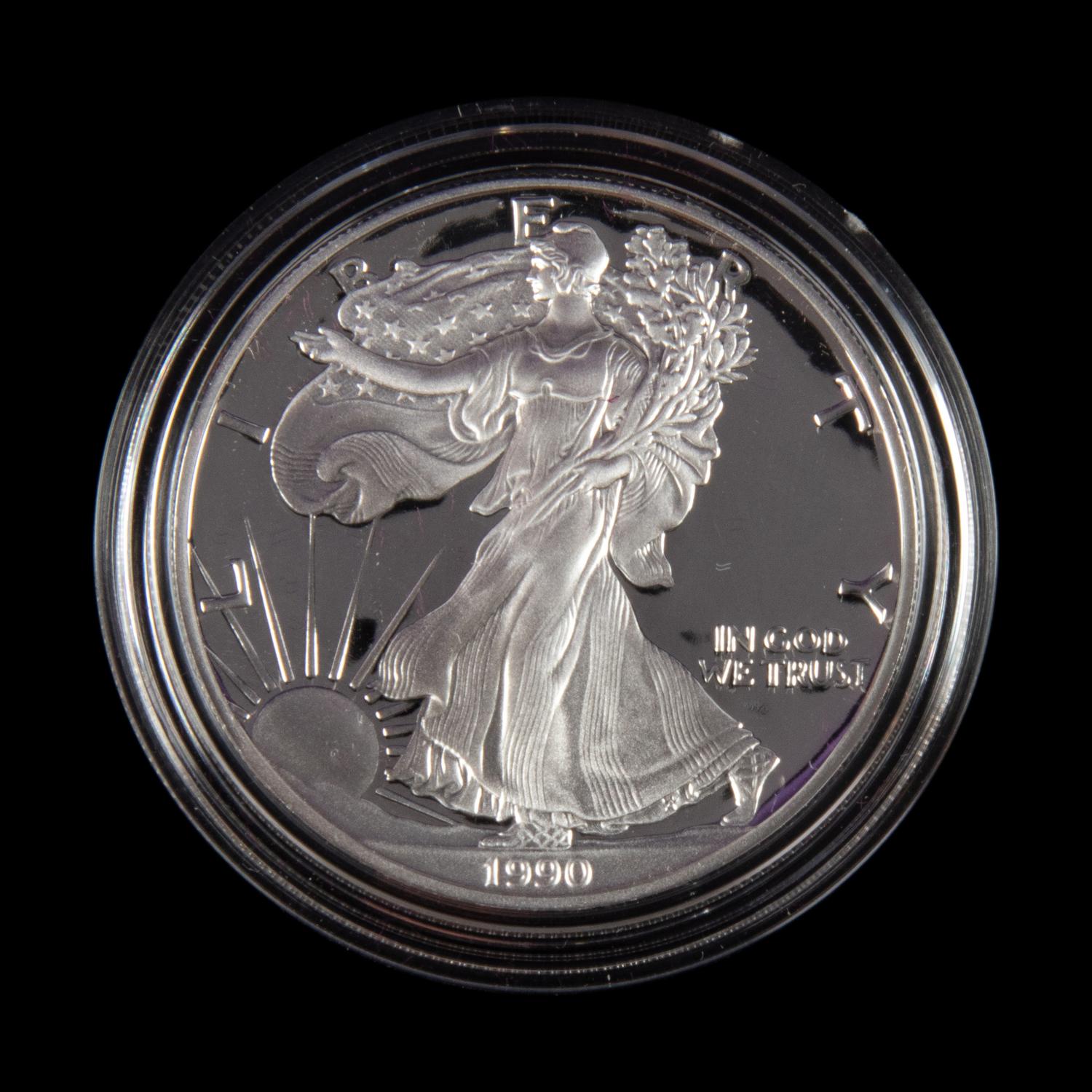 A Collection of Twenty-Six Silver Eagle $1 Proofs