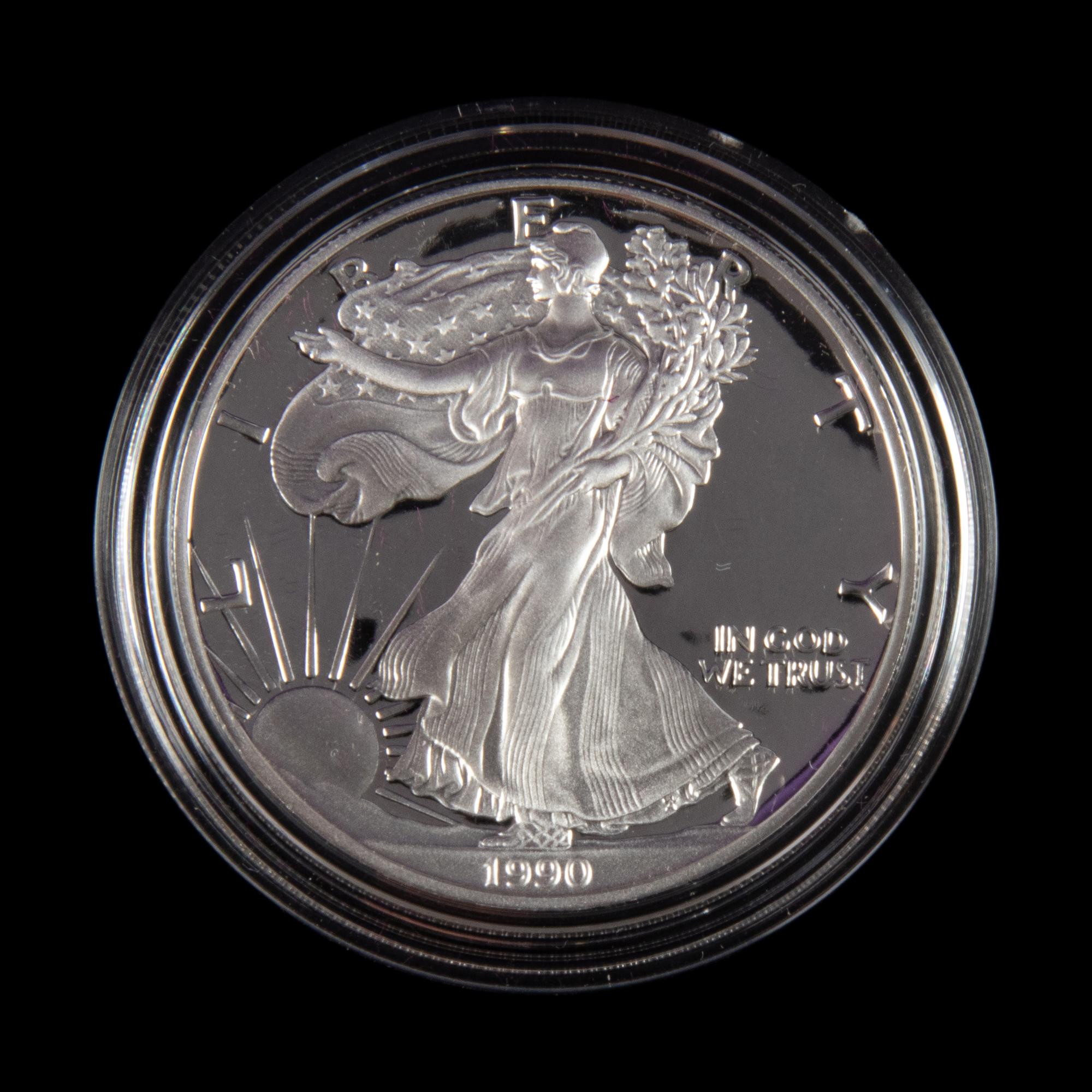 A Collection of Twenty-Six Silver Eagle $1 Proofs