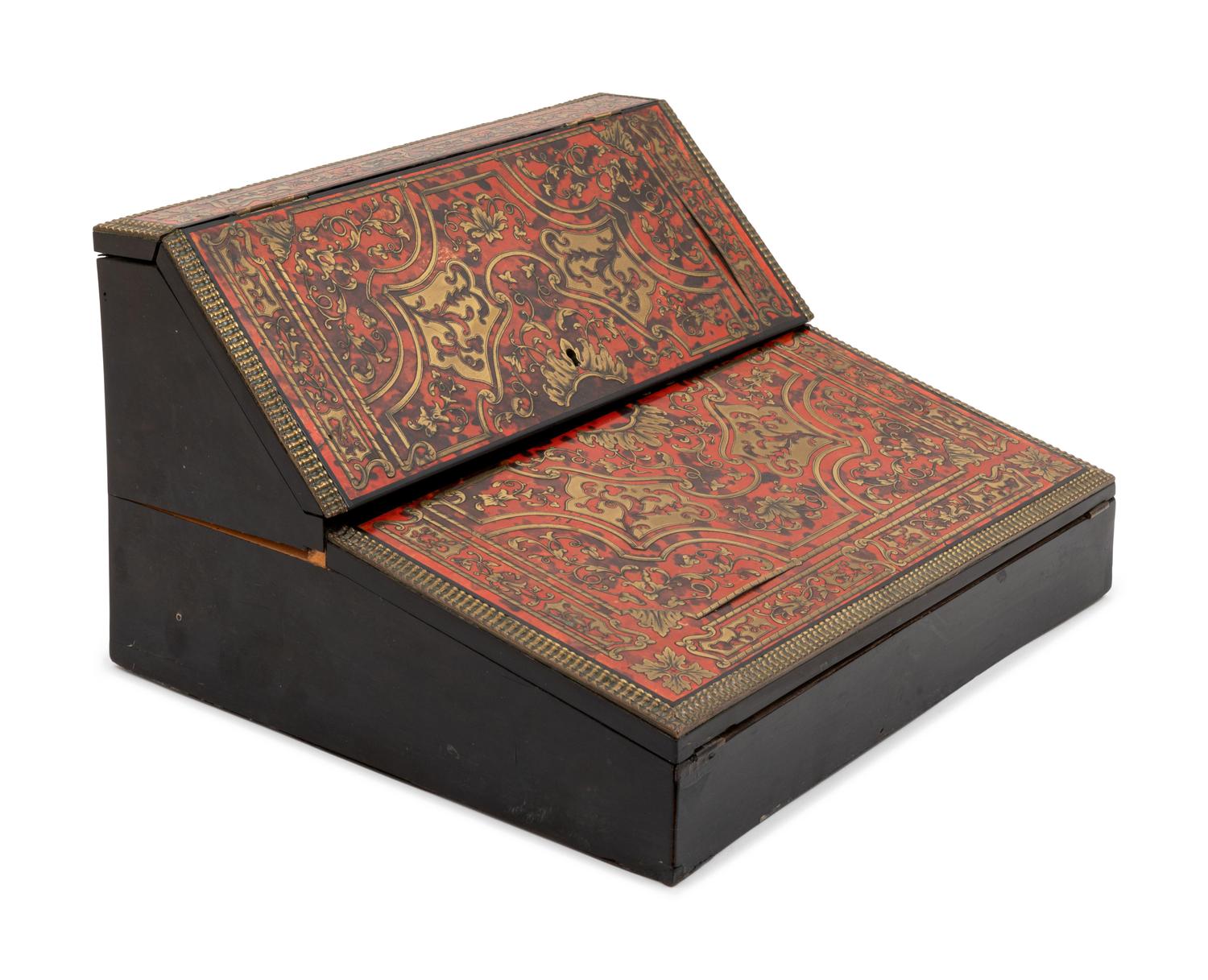 A Napoleon III Style Boulle Marquetry Writing Box