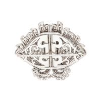 ART MODERNE, DIAMOND CONVERTIBLE DRESS CLIPS