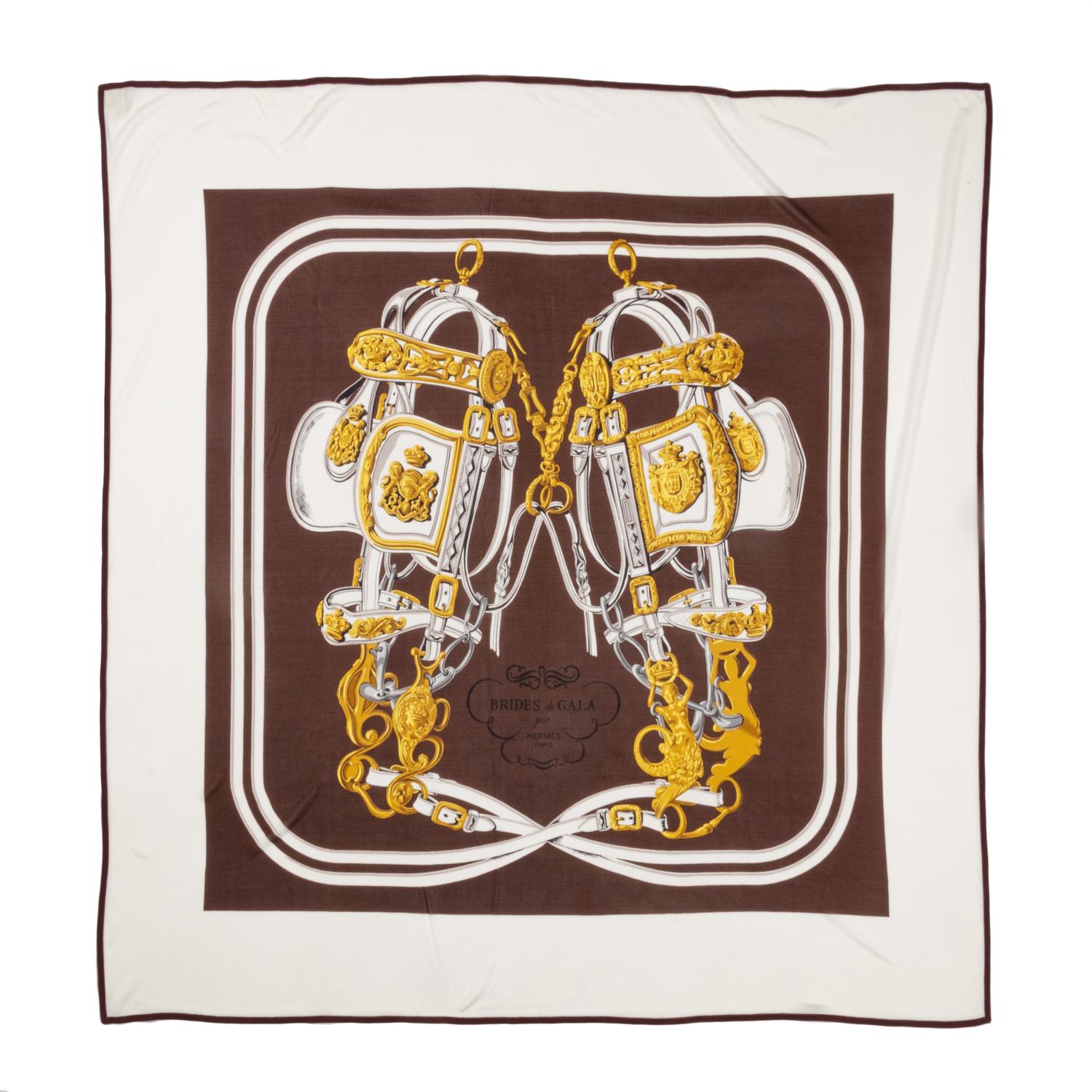 Hermès 90cm Silk Jersey Scarf