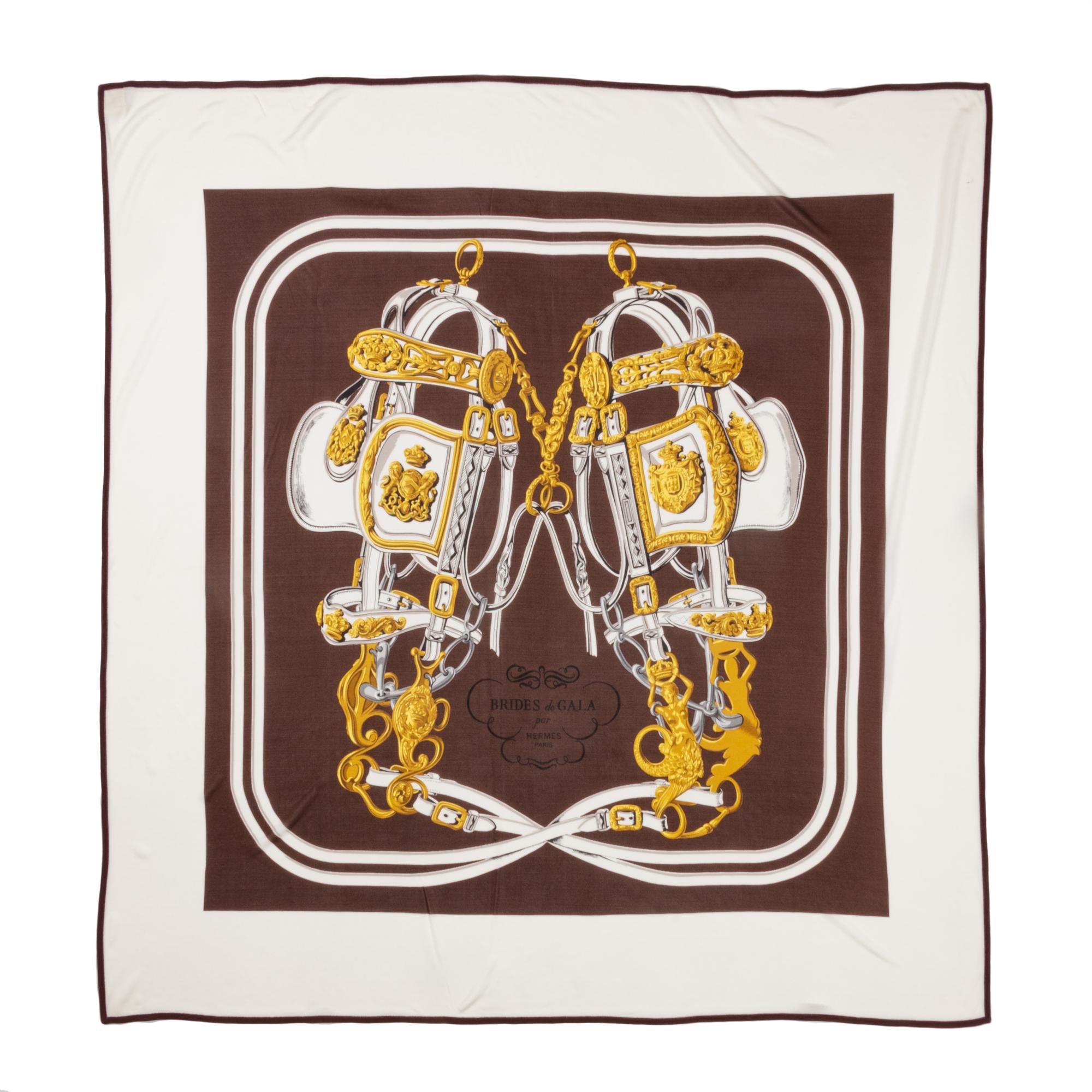 Hermès 90cm Silk Jersey Scarf