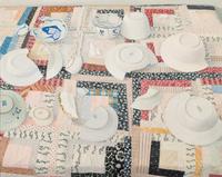 Dishes on Quilt
