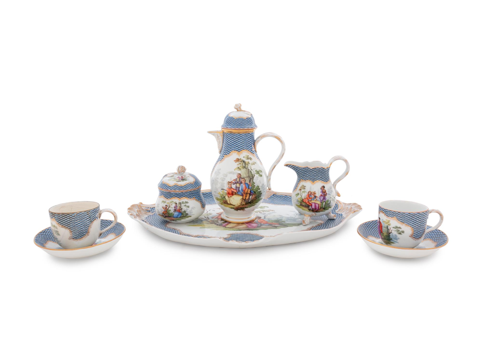A Meissen Porcelain Tête-à-Tête