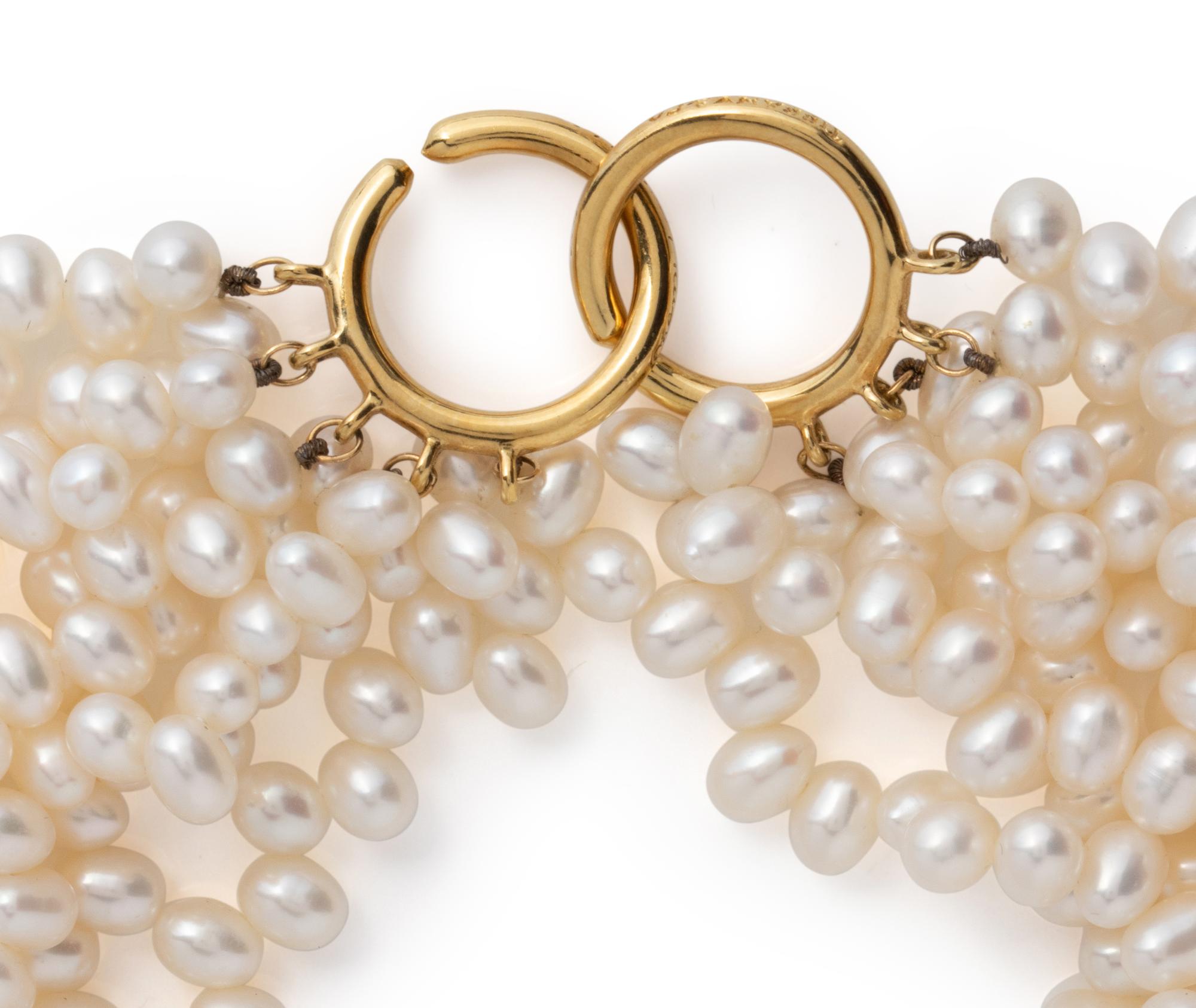 TIFFANY & CO., PALOMA PICASSO, CULTURED PEARL TORSADE NECKLACE