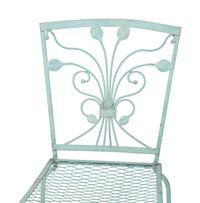 Six Salterini Laurel Wrought Iron Dining Chairs — 20TH CENTURY