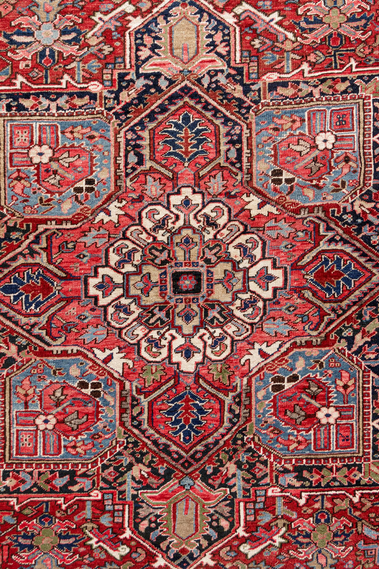 A Heriz Wool Rug