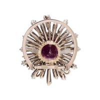 PINK SAPPHIRE AND DIAMOND CONVERTIBLE RING/PENDANT
