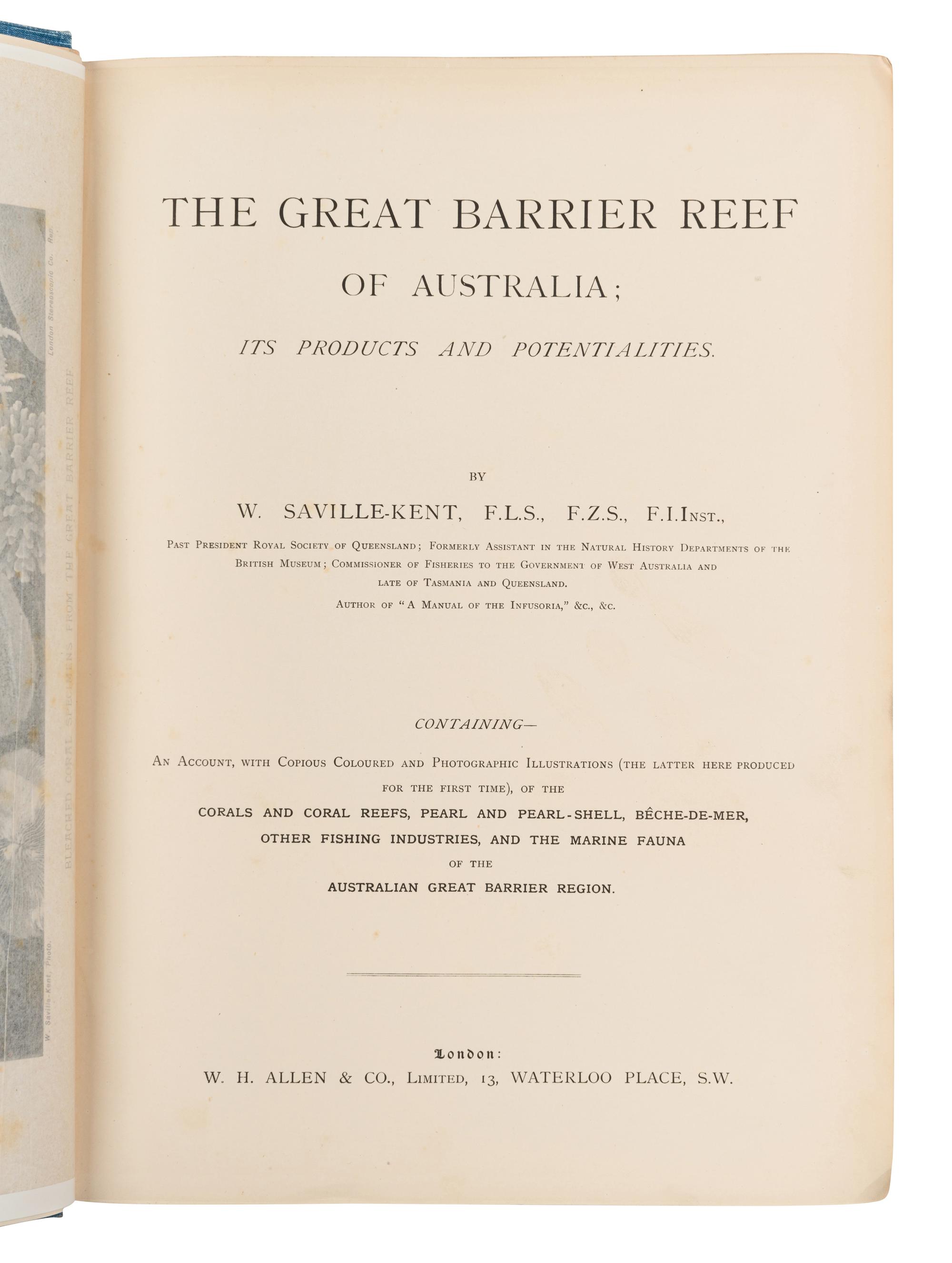 [EXPLORATION -- AUSTRALIA & NEW ZEALAND]. A group of 3 works, including: