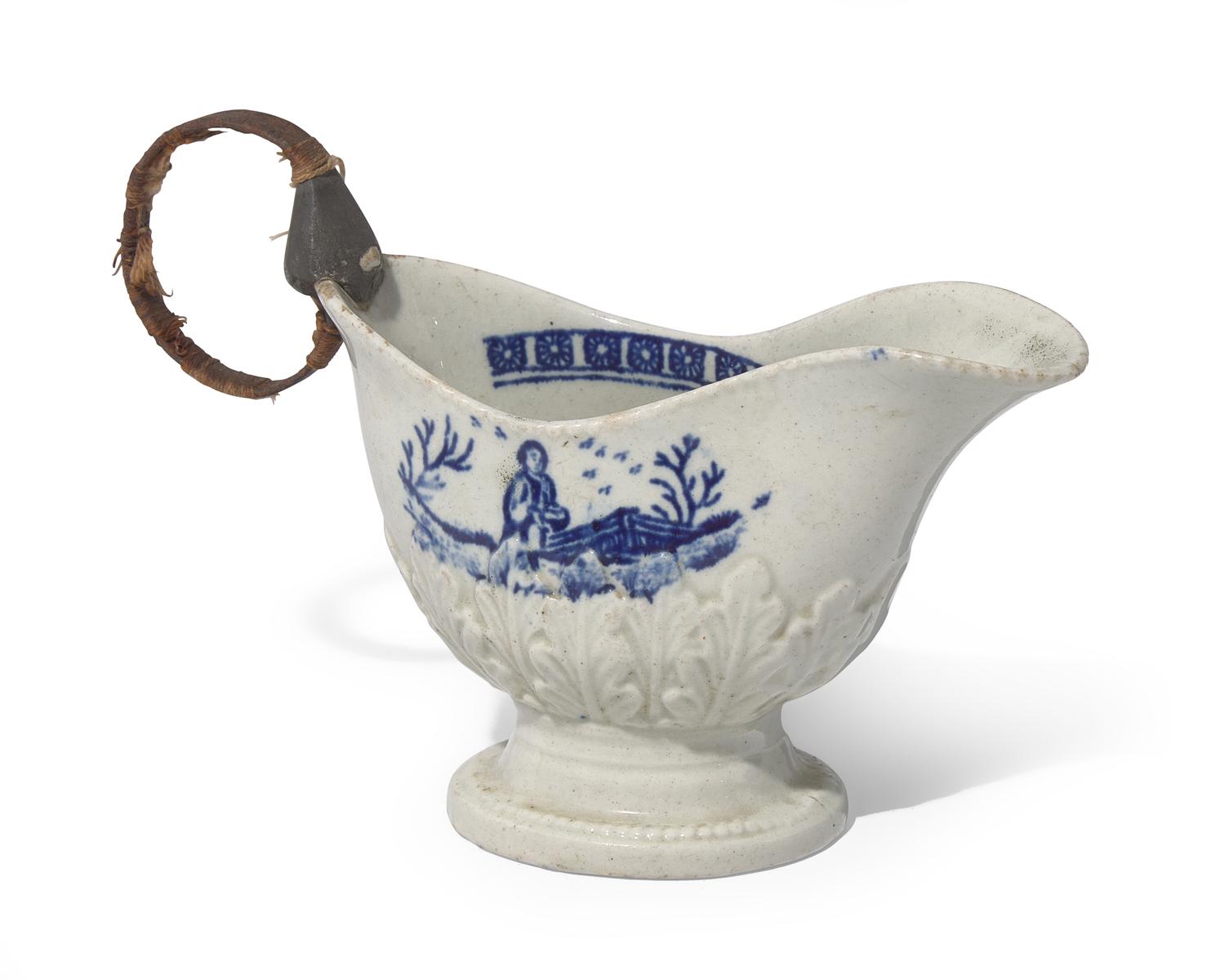 An Assembled Group of English Soft-Paste Porcelain Table Articles