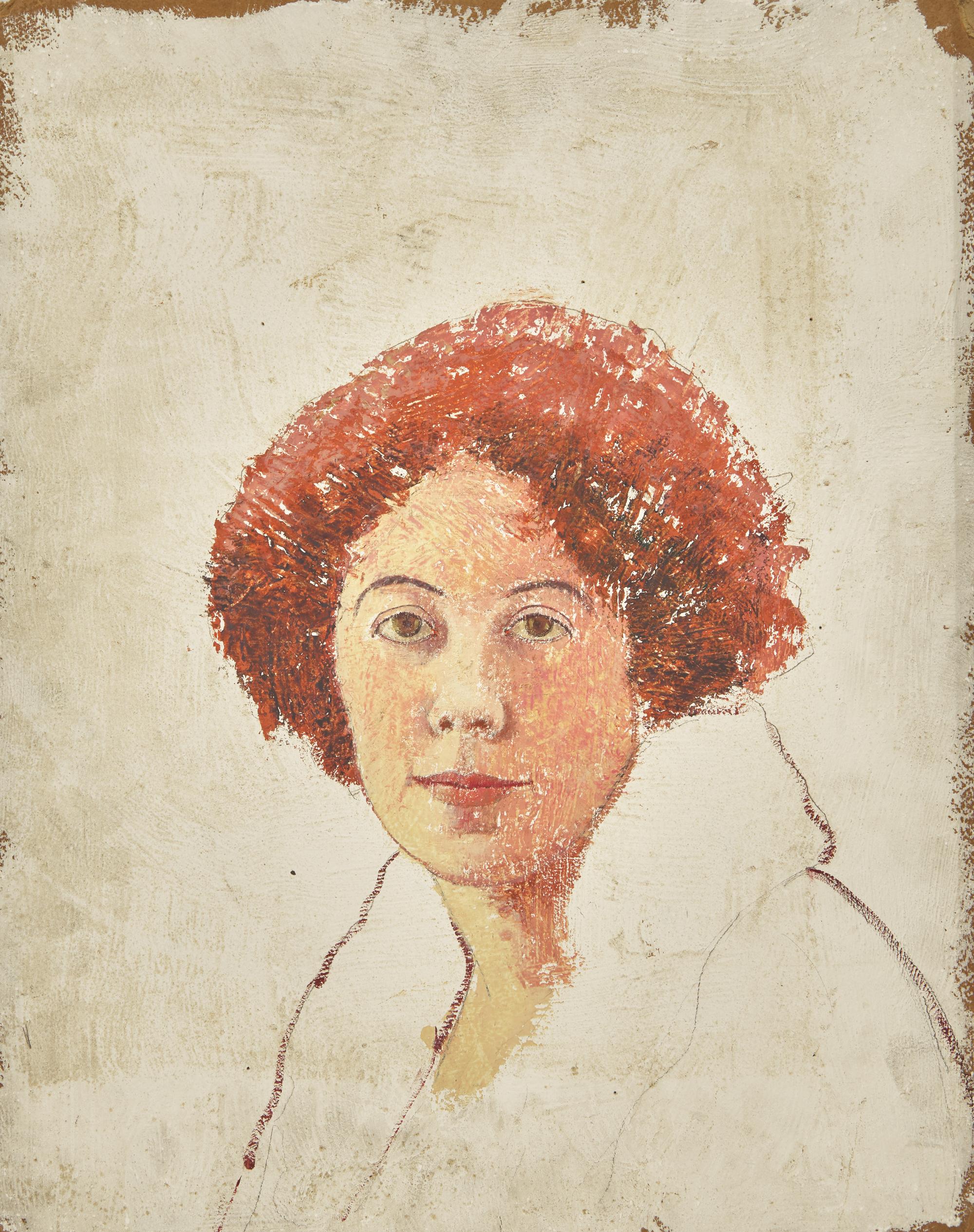 Self Portrait; with Gloucester Study Verso (A Double-Sided Work)