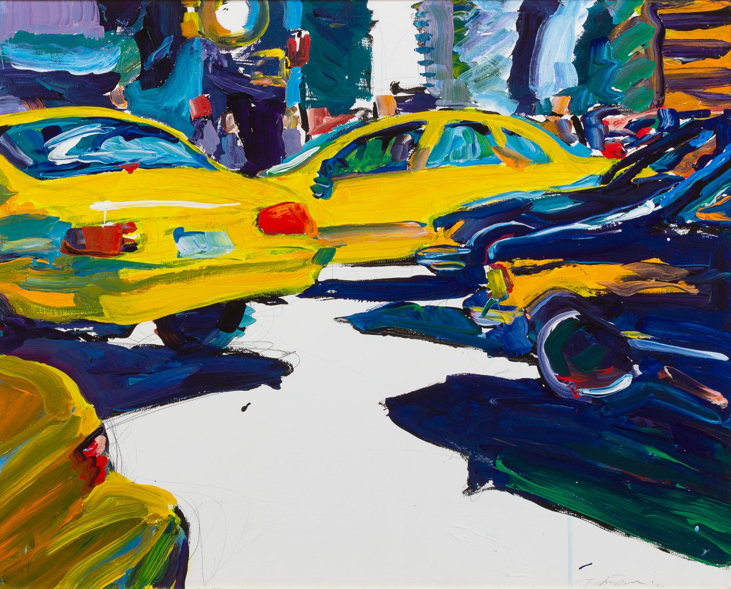 Tom Christopher, (American, b.1952), Cars on Fifth, 1997