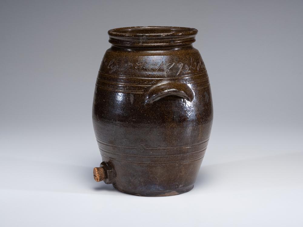 <div><strong>A Rare North or South Carolina “Colored Republicing Club” Stoneware Cooler</strong>&nbsp;</div>
