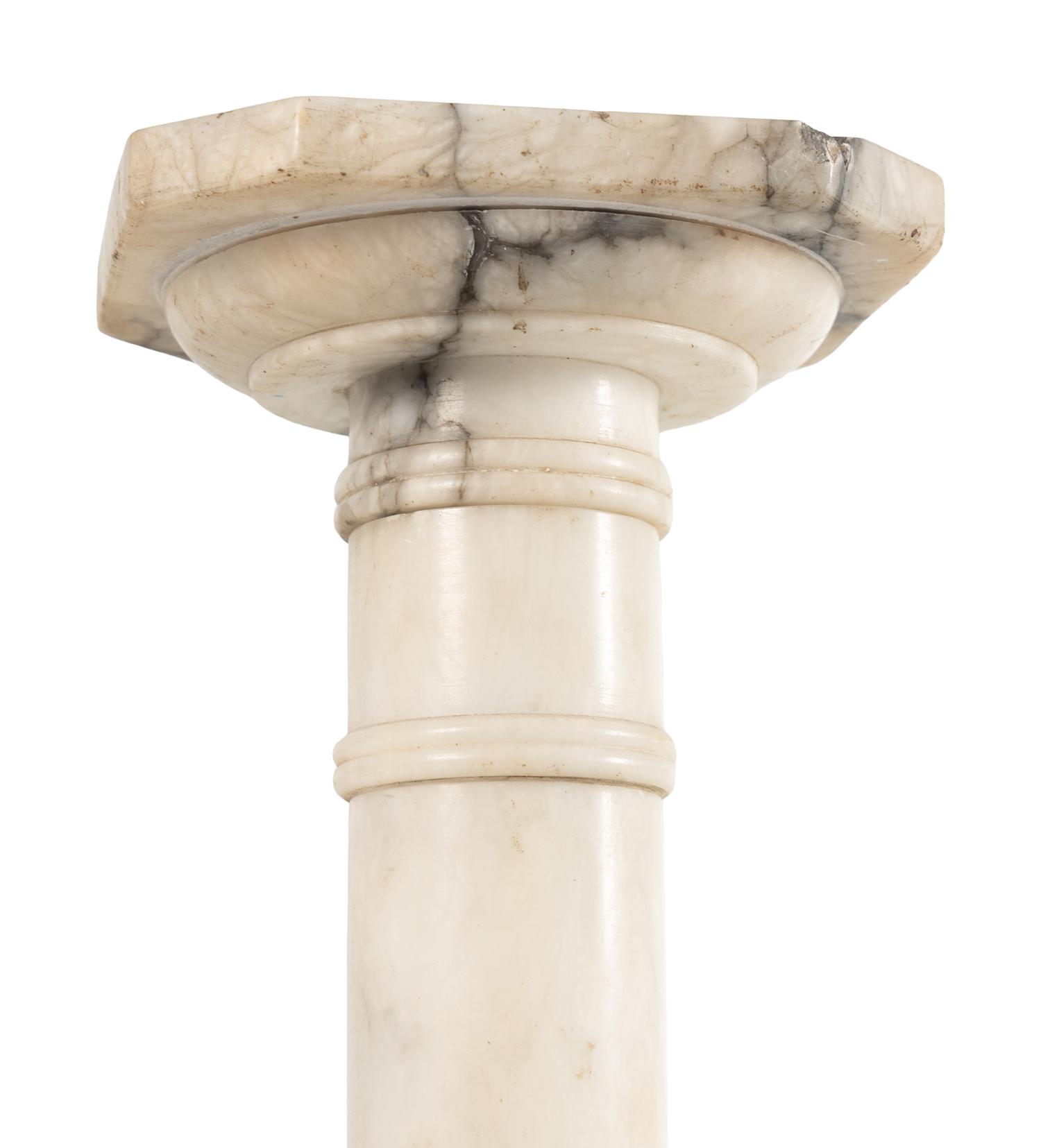 A Continental Marble Pedestal