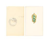 A Binder of Jewelry Renderings,