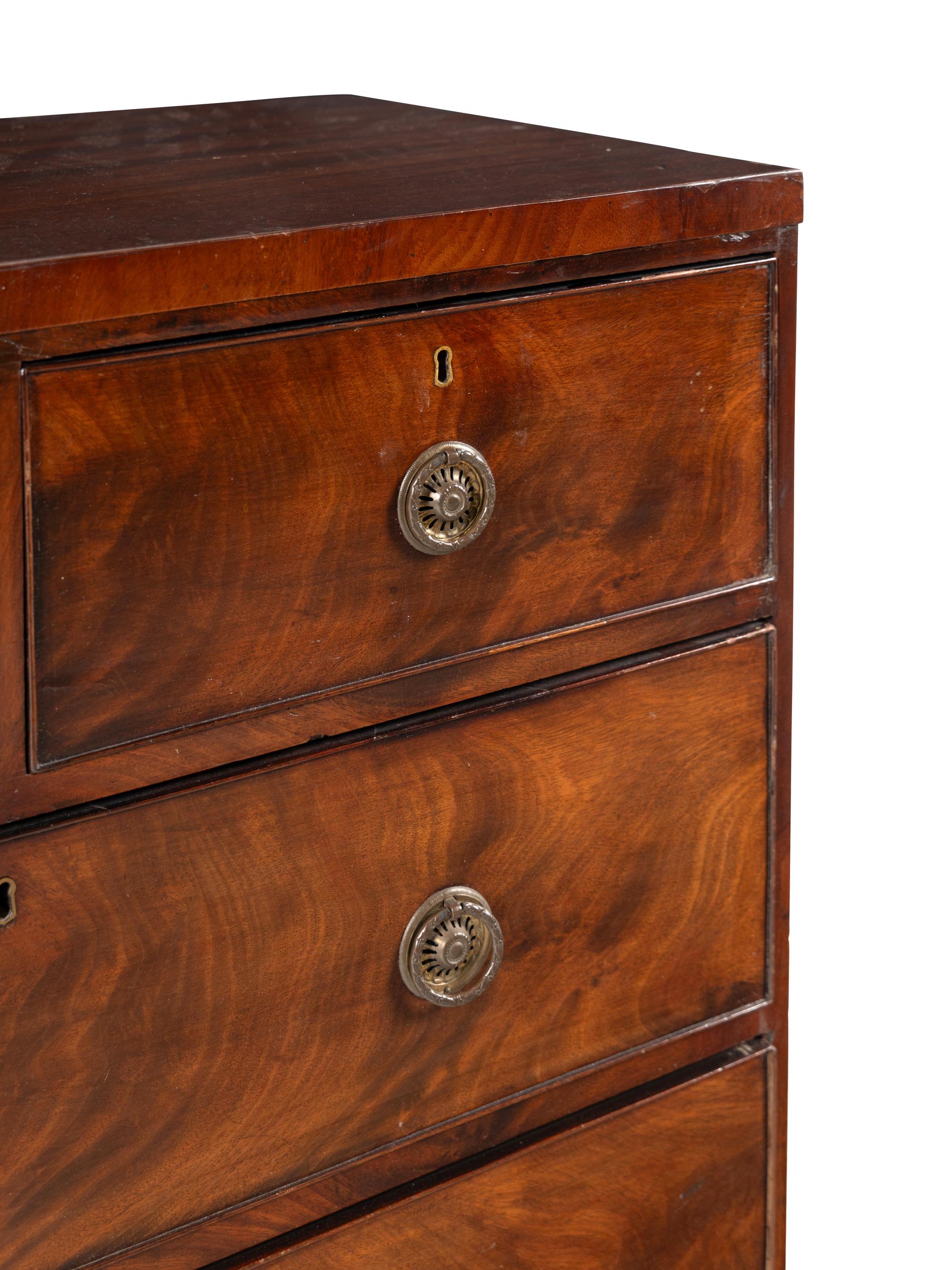 A Regency Style Mahogany Chest of Drawers