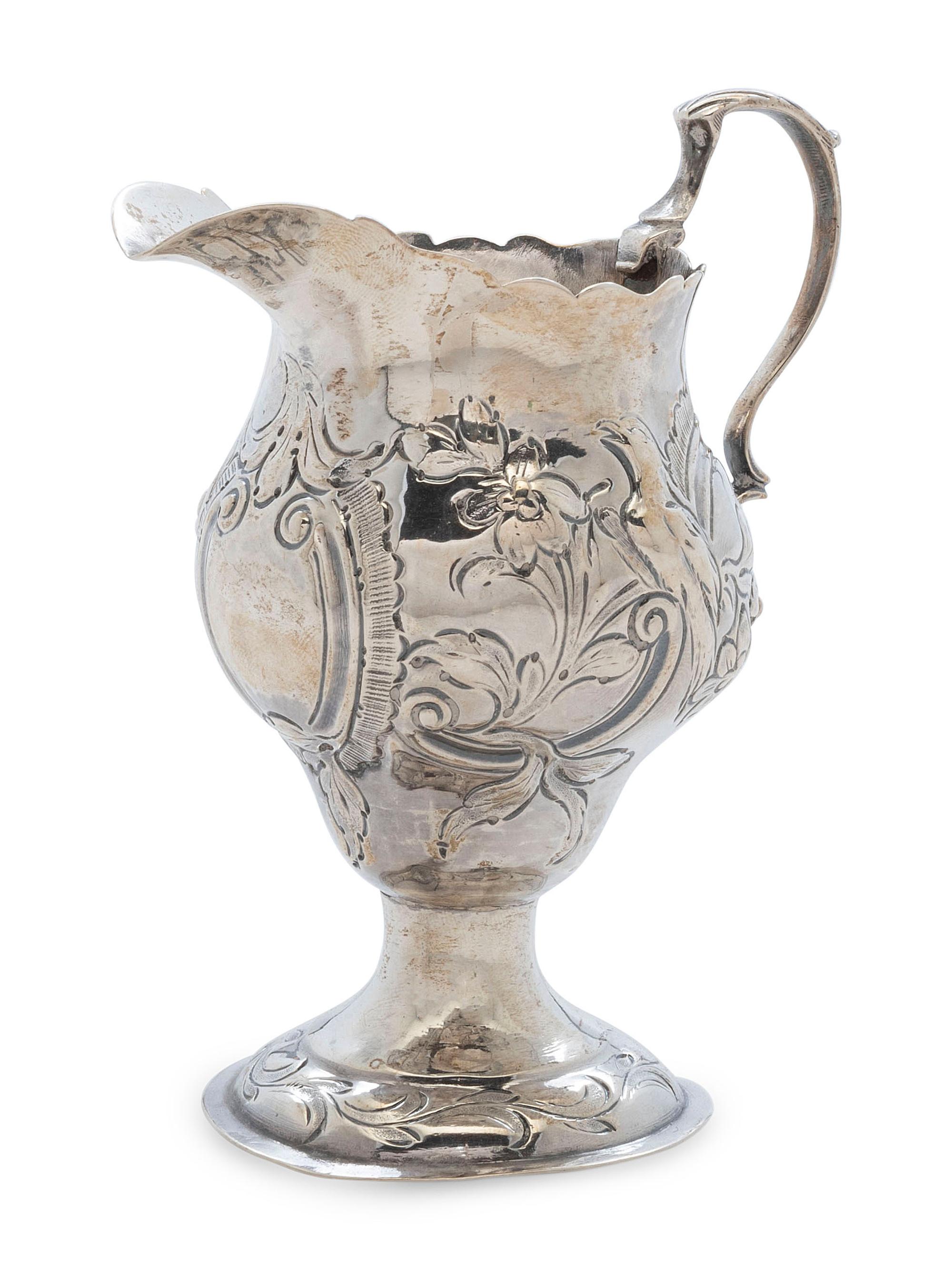 An English Silver Cream Jug