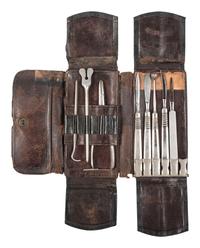 [MEXICAN WAR]. US Army surgical kit identified to Dr. Mariano Samaniego, who served as a surgeon during the Second Franco-Mexican War (1861-1867).