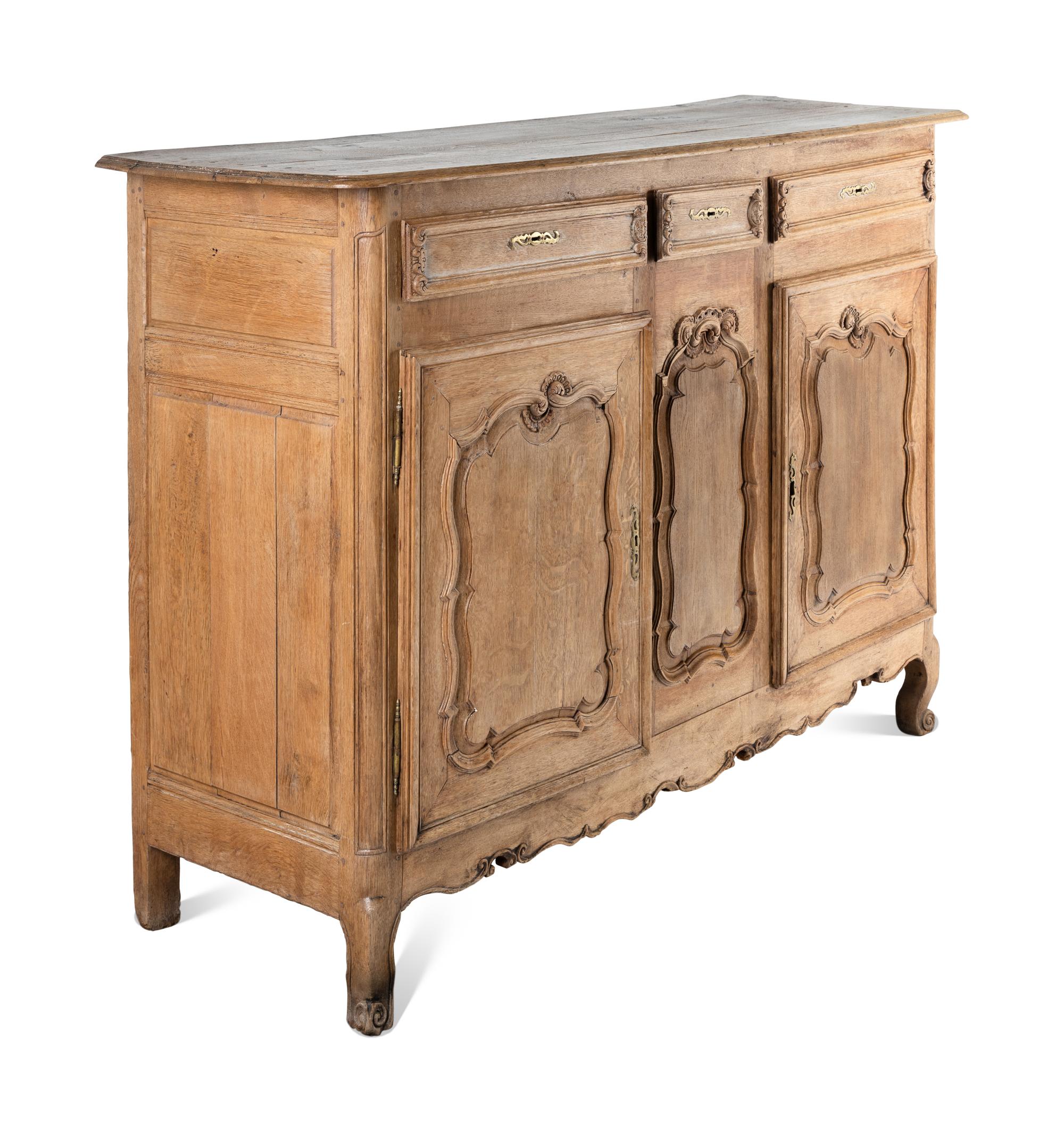 A French Provincial Oak Cabinet