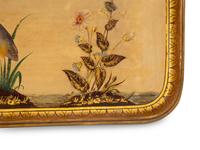 An English Gilt Decorated Papier Mache Tray