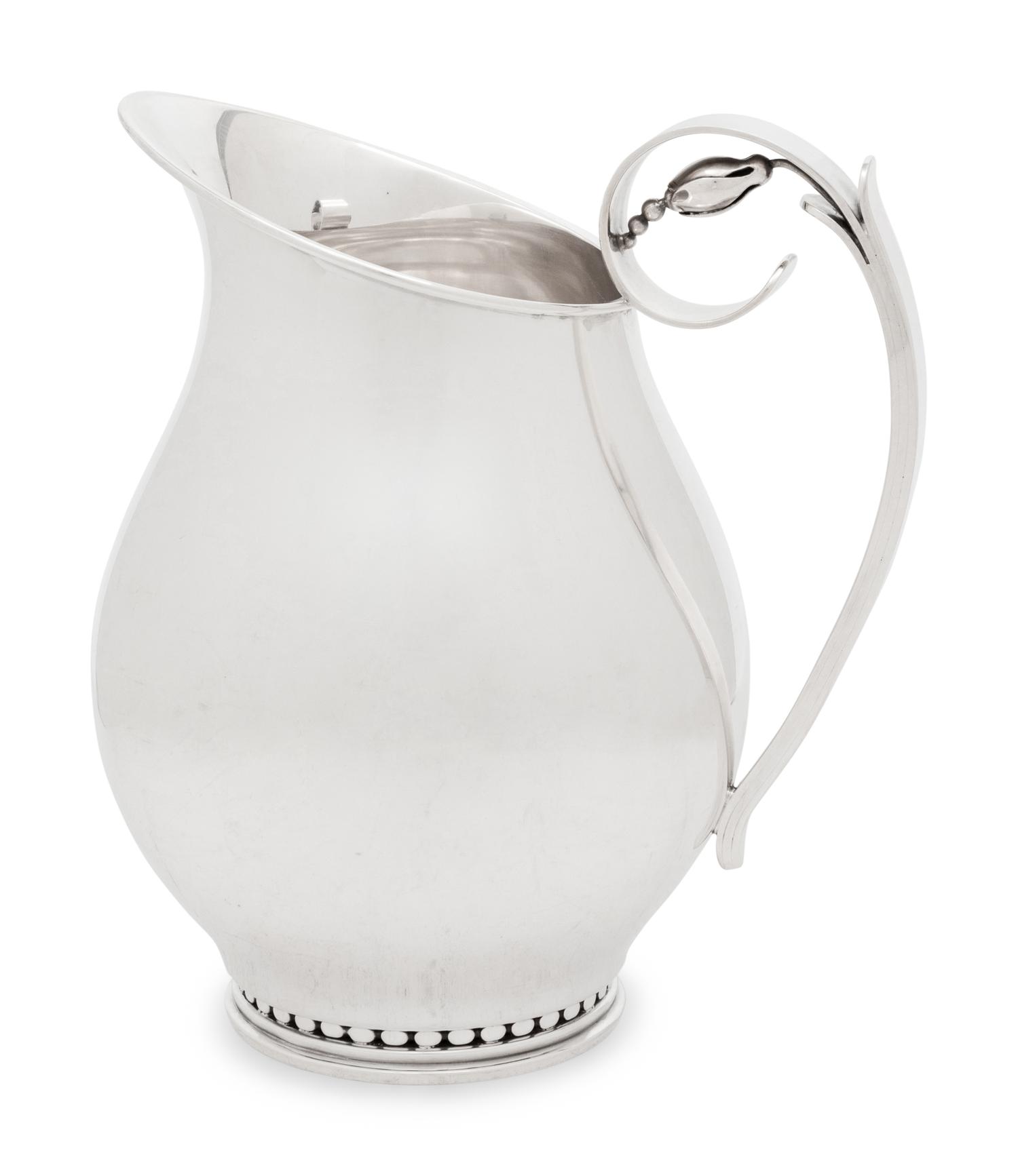 An Alphonse LaPaglia Silver Water Pitcher