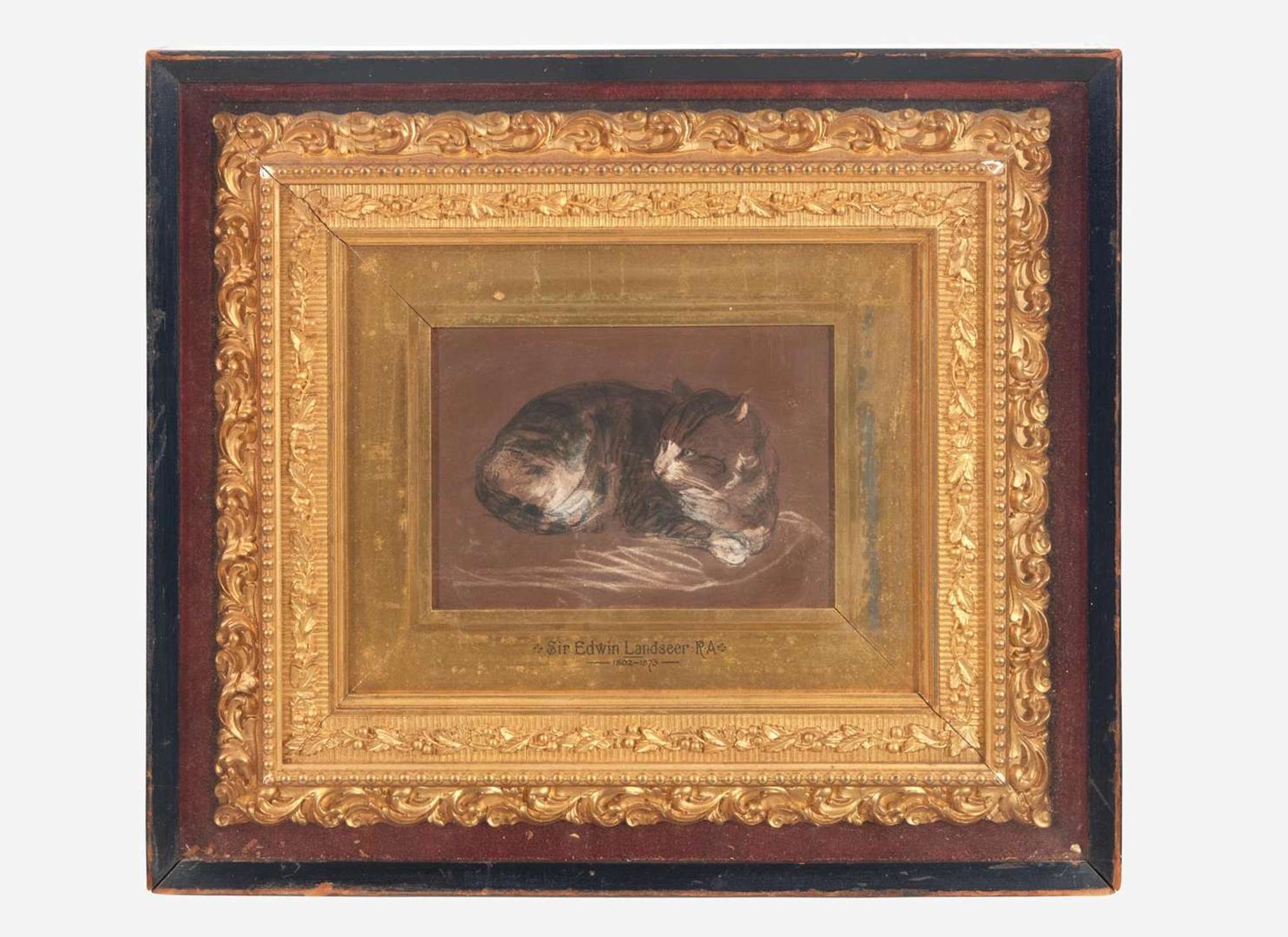 Sir Edwin Henry Landseer (British, 1802–1873) - Tabby Cat
