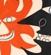 Alexander Calder (American, 1898–1976) — Black Moon and Red Sun, ca. 1970