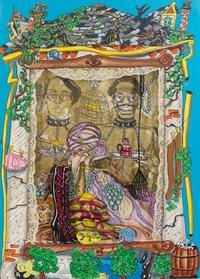 Red Grooms, (American, b. 1937), The Pancake Eater, 1981